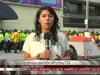 Con música continúa #YoSoy132 toma simbólica de Televisa