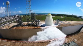 Watch as NASA releases 450,000 gallons of water in one minute