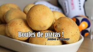 #LGDK : Boules de pizza (Pizza bowls) : Jambon & Fromage