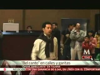 "Bel canto" en las calles y garitas