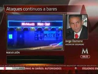 Desata cártel del Golfo ataques en bares de NL: Domene