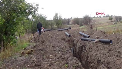Kütahya Kanalizasyon Kazısında Tarihi Sütunlar Bulundu