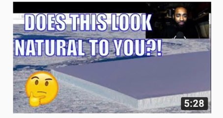 Antarktika’da masa şeklinde gizemli bir buz dağı bulundu!