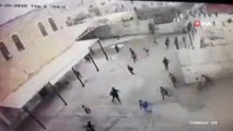 - İsrail askerleri ilkokula saldırdı- İsrail askerleri ilkokul çocuklarına gaz bombası attı