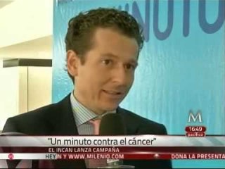 Lanzan campaña "Un minuto contra el cáncer"