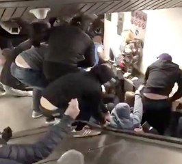 Roma-Cska Moskova Maçı Öncesi Yürüyen Merdiven Çöktü