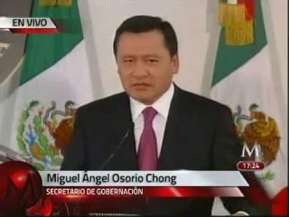 Entrega Osorio Chong Informe al Congreso