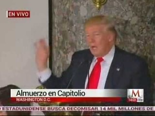Palabras de Donald Trump durante el almuerzo en el Capitolio