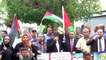 Lübnan'da, açlık grevindeki Filistinli tutuklulara destek gösterisi - BEYRUT