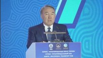 Nazarbayev presents Kuryk, a key Kazakh port for trans-Caspian transport