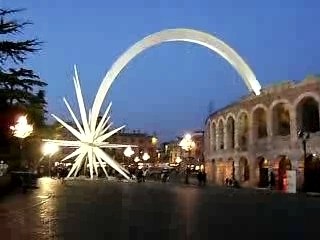 Verona. La stella di Piazza Bra