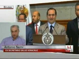 No solo hubo quimioterapias falsas: Antonio Nemi ex secretario de salud de Veracruz