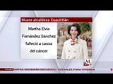 Falleció alcaldesa de Cuautitlán