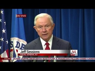 Jeff Sessions habla sobre el decreto presidencial migratorio