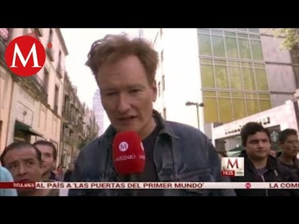 Conan O’Brien recorre el Centro Histórico