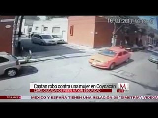 Vecinos denunciaron el robo a una mujer en Coyoacán