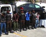 Cuatro colombianos fueron capturados aparentemente mientras huían de una fechoría