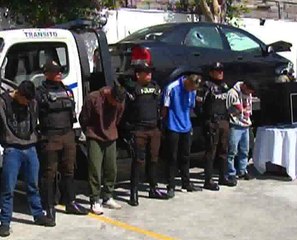 Cuatro colombianos fueron capturados aparentemente mientras huían de una fechoría
