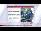 Suman 6 cuerpos identificados de fosas en Tetelcingo