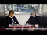 Theresa May visita Escocia tras polémica