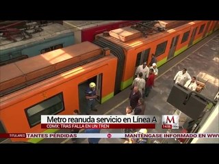 Reanudan actividades en Línea A del Metro después de descarrilamiento de tren