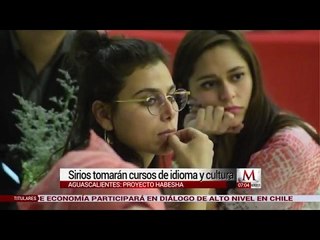 Refugiados sirios tomarán cursos de idioma y cultura