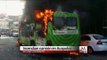 Incendian camión urbano en Acapulco
