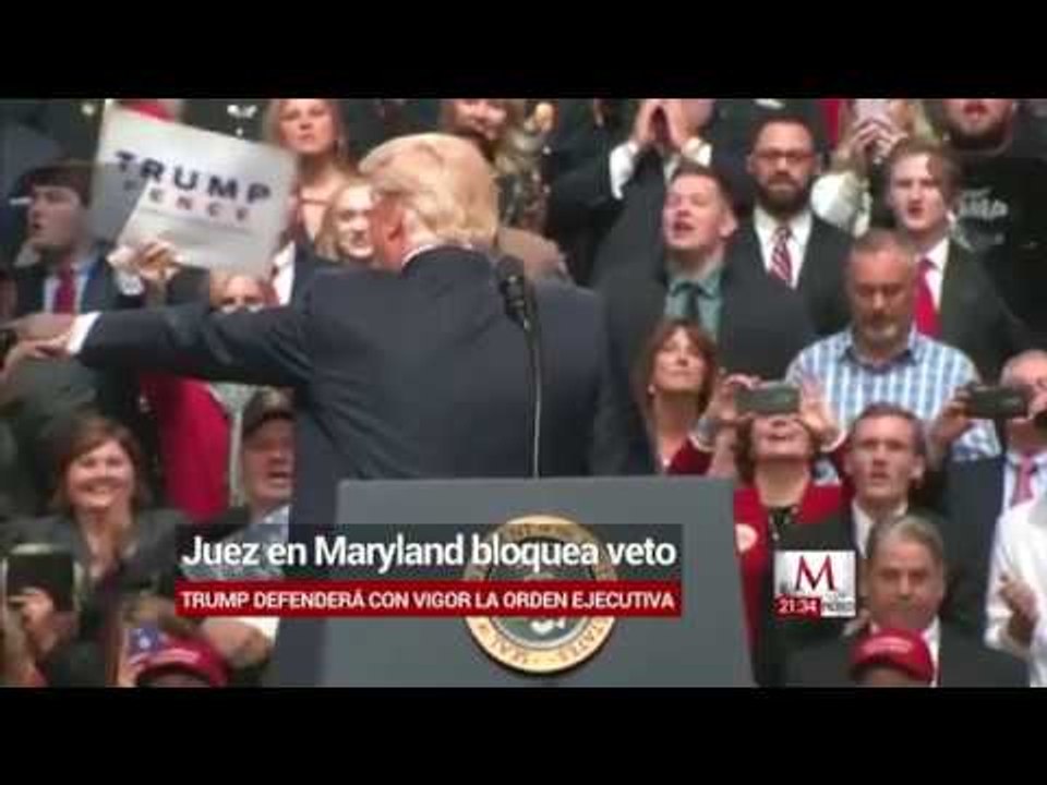 Juez de Maryland bloqueó el nuevo veto migratorio de Trump