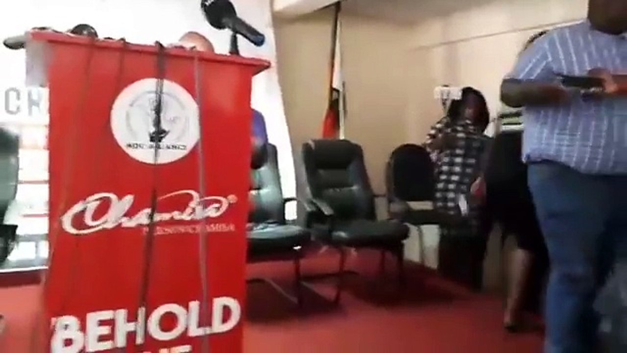 BREAKING LATEST | President Nelson Chamisa Press Conference at Harvest House  (23October2018)