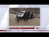 Encuentran paquete sospechoso cerca de la Casa Blanca
