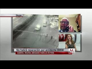 Gabriel Regino, abogado de una de las víctimas del accidente en Paseo de la Reforma