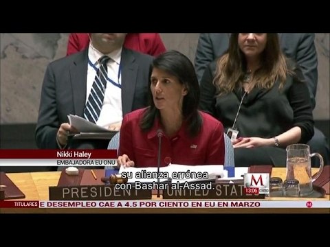 EU listo para nuevos bombardeos en contra de Siria: Embajadora