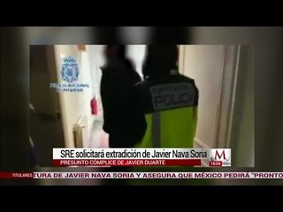 SRE solicitará extradición de Javier Nava Soria