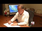 Yunes firma decreto para expropiar propiedad de Javier Duarte