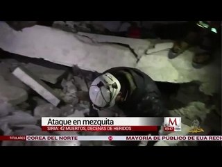 EU reconoce ataque en mezquita de Siria donde dejó 45 muertos