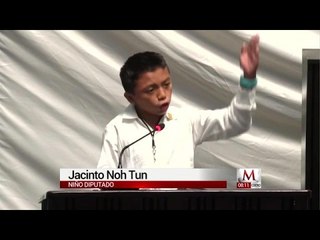 Niño Diputado reclamó a legisladores no hacer nada para combatir la corrupción