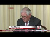 Rex Tillerson reconoció que deben mejorar comunicación entre EU y Rusia