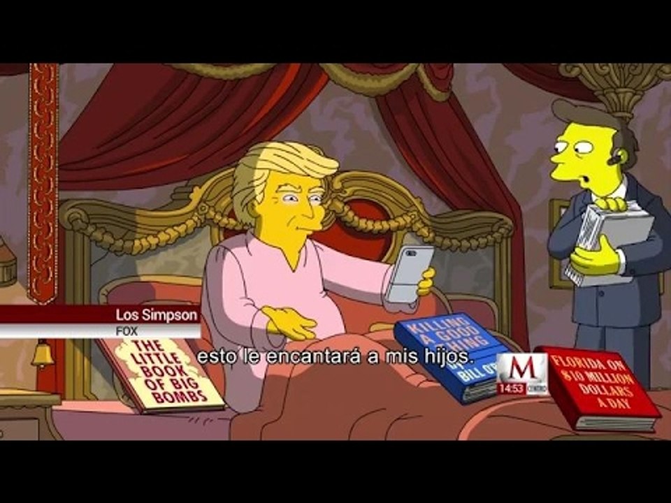 Los Simpson, parodian los primeros 100 días del presidente Trump