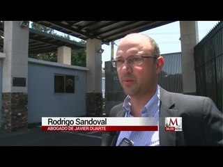 Javier Duarte sí aceptará la extradición: abogado