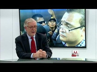 Guillermo Valdés, con Azucena Uresti