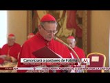 El Papa Francisco canonizará a pastores de Fátima