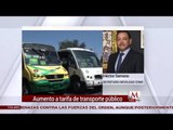 Héctor Serrano explica las nuevas tarifas del transporte público