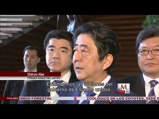 El primer ministro de Japón respaldó la intervención militar de EU en Siria