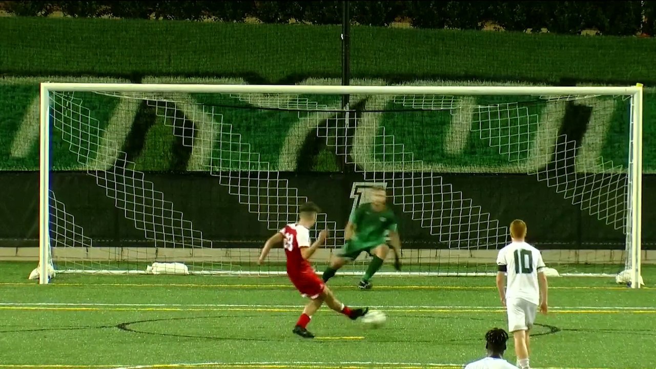 Chase Vosvick making his presence known in goal at Loyola