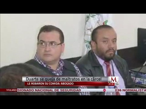 Custodios acosan a Duarte en prisión guatemalteca: abogado
