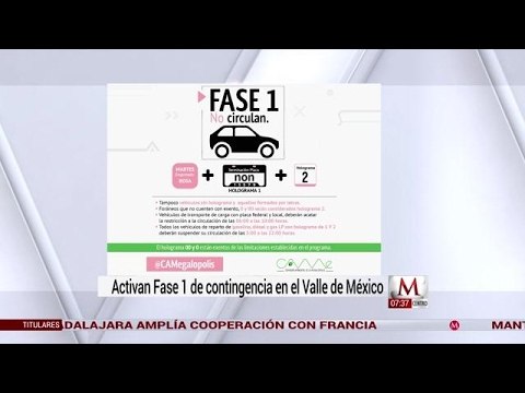 Activan primera contingencia ambiental del año en CdMx