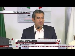 Edomex y Coahuila dan una "clara ventaja" al PRI: Ochoa Reza