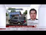 Suspenden clases por depresión tropical en Oaxaca