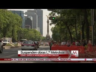 Línea 7 del Metrobús: suspenden obras