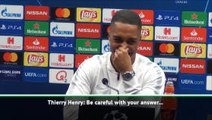 'Be careful with your words'- Henry jokes with Tielemans at press conference